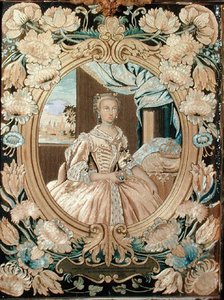 Portrait of Maria Amalia of Saxony (1724-60) by Italian School